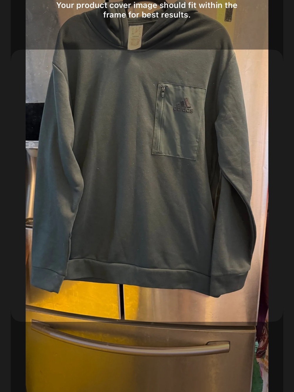 adidas Men's Hoodie Pullover in Dark Green
